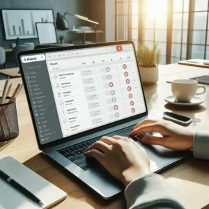 Asana project management dashboard showing tasks assignments and due dates