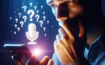 Person worried if smartphone is listening to conversations privacy concern