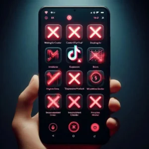 TikTok earning mistakes to avoid showing red X marks for waiting for Creator Fund and low quality