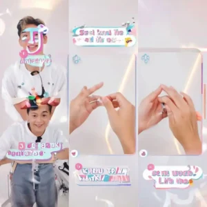TikTok creator demonstrating life hacks with step-by-step text