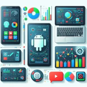 Different tech niches for YouTube channel - smartphone tips, AI tools, laptop reviews