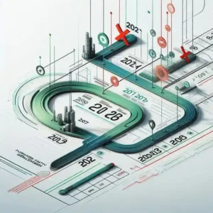 Timeline graphic showing Tesla Optimus missed deadlines and future projections